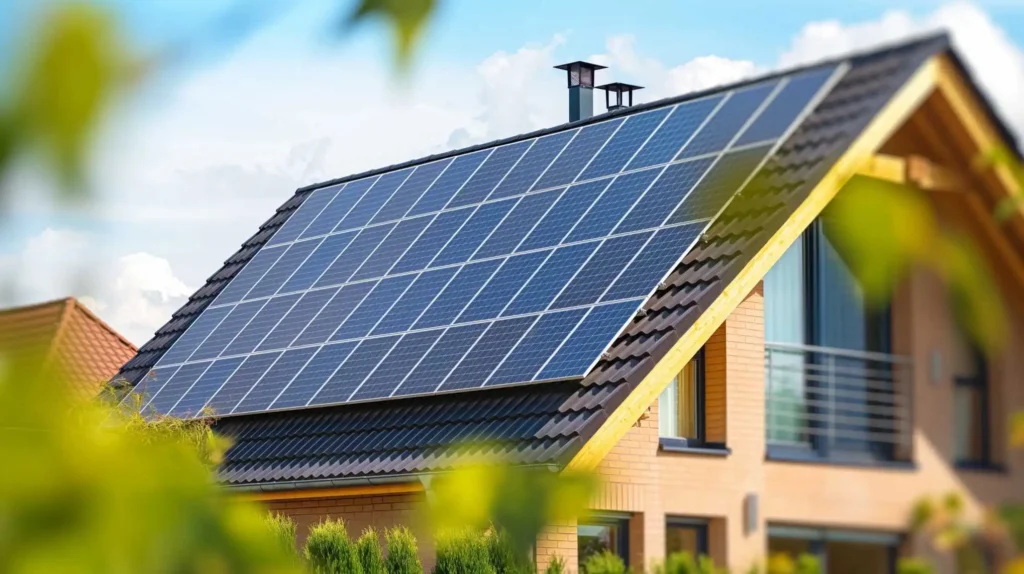 High efficiency solar panels installed in Indore by Solar Sphere Services MP